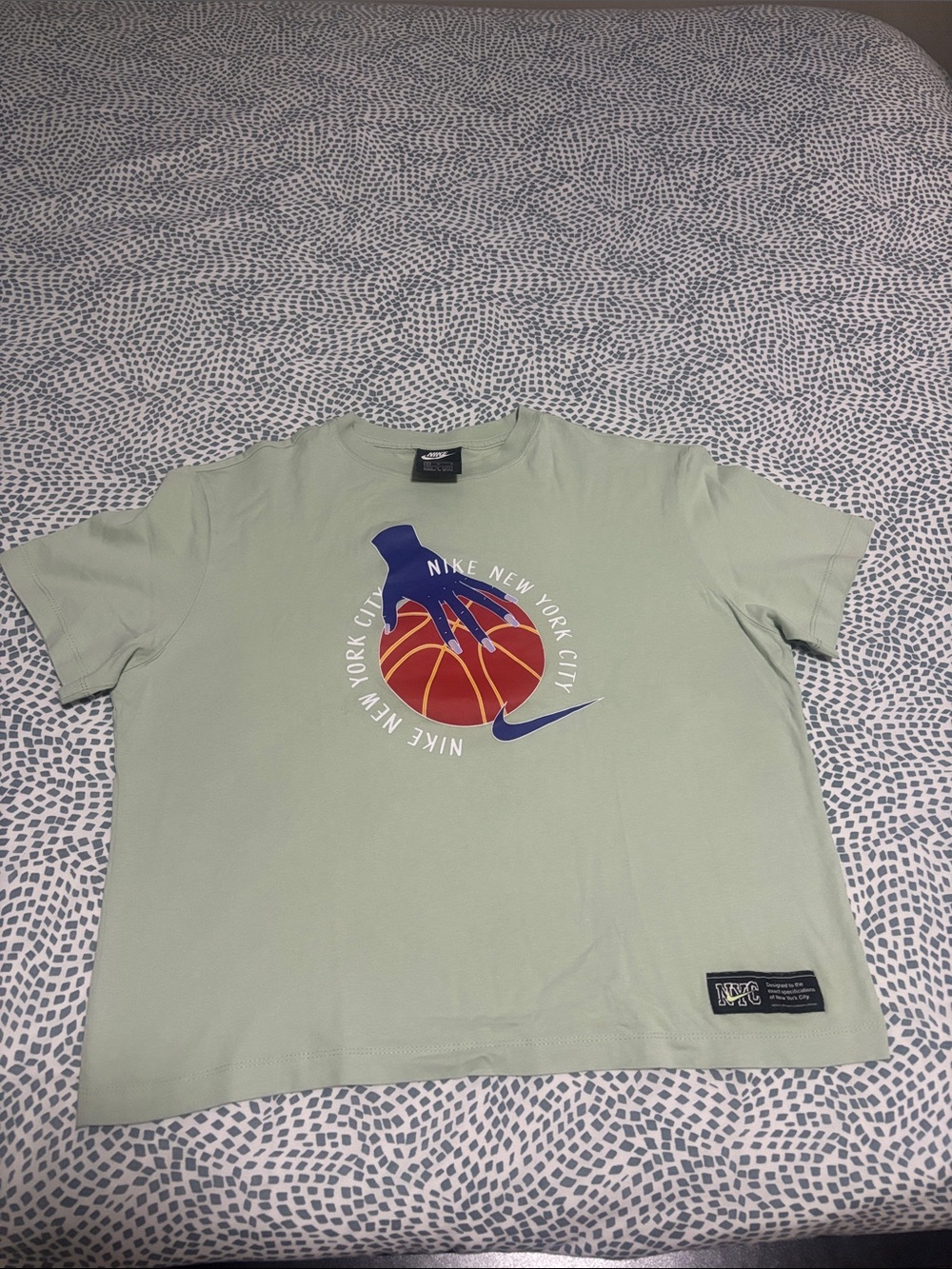 Nike women’s Sage Green Loose Graphic Tee
